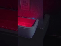 E-8012 doppio rettangolo vasca da bagno touch panel controller per due persone