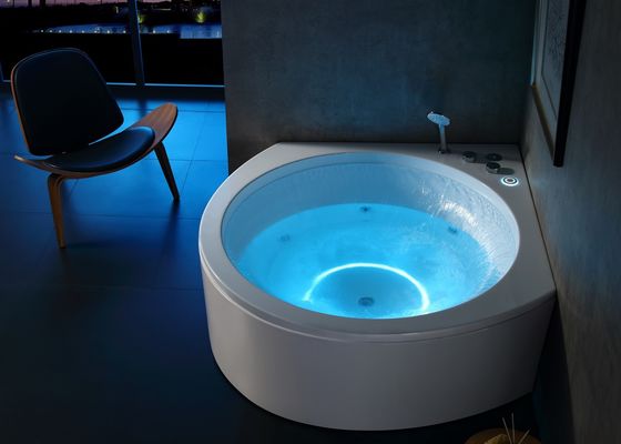 Premium Ladodo E-8005B Corner Massage vasca da bagno con luce LED cascata musica