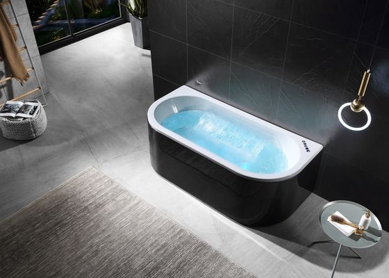 Cascata a doppia luce a LED singola vasca da bagno in acrilico