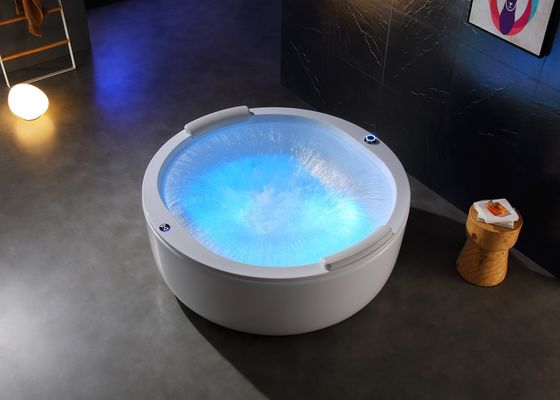 Elegante doppio cerchio cascata spa massaggio vasca da bagno Sensore di protezione contro la carenza d'acqua