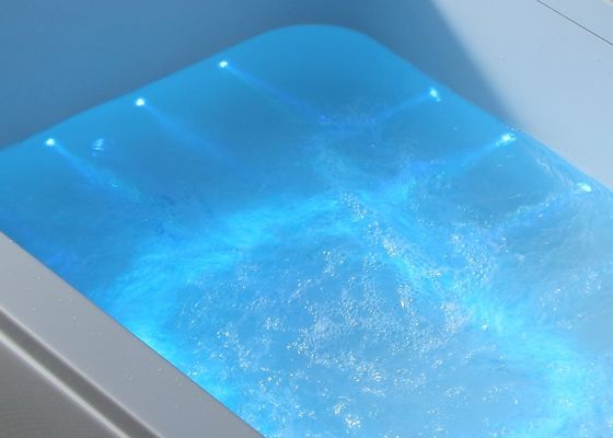 E-8012 doppio rettangolo vasca da bagno touch panel controller per due persone