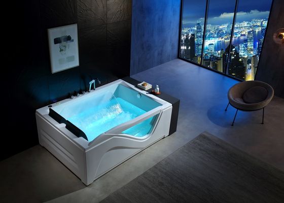 Ladodo Luxury Double Rectangle Bathtub con una sola luce a LED