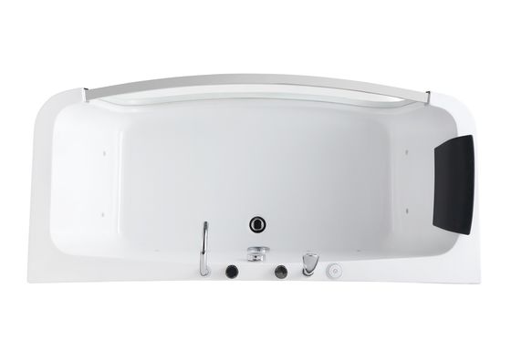 Bagno di massaggio per 3 persone con porta a vetro a led