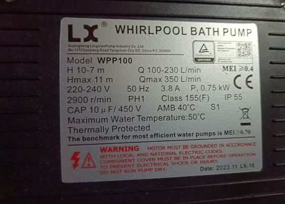 Air Press Switch Rectangle Spa esterno con vetro frontale per singolo