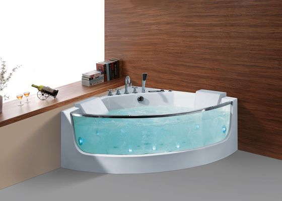 Elegante Ladodo E-605 Corner Massage Bathtub con pompa da massaggio da 1,0 CV