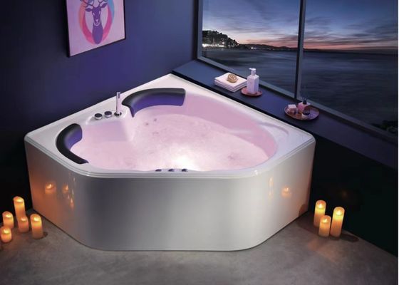 1500 mm Serie Diamond Corner Whirlpool vasca da bagno per 2 persone
