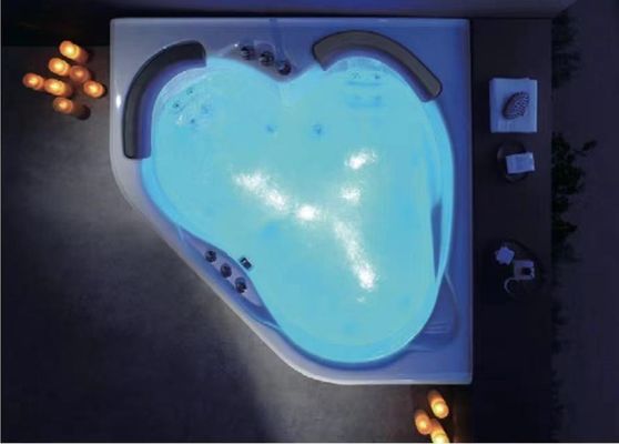 1500 mm Serie Diamond Corner Whirlpool vasca da bagno per 2 persone