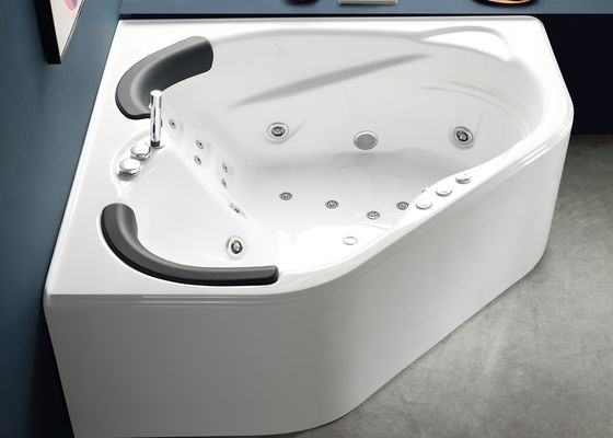 1500 mm Serie Diamond Corner Whirlpool vasca da bagno per 2 persone