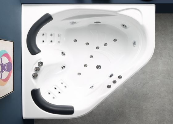 1500 mm Serie Diamond Corner Whirlpool vasca da bagno per 2 persone