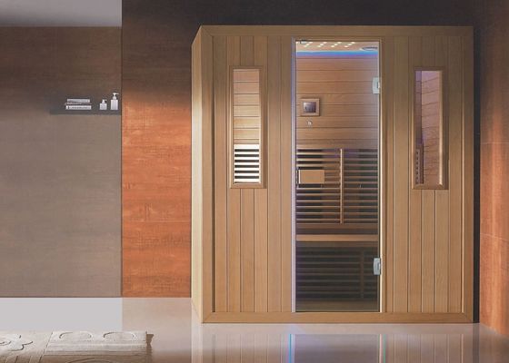 2 persone Infrarosso Hemlock Sauna in legno Room supportato da personalizzazione