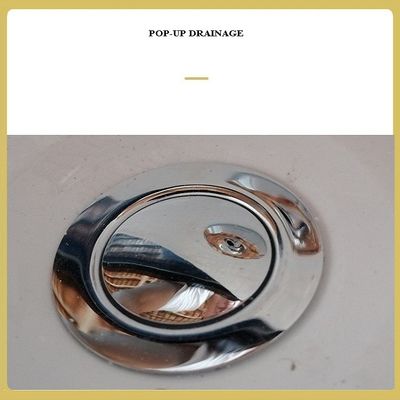 Ladodo Slim Edge 1500mm vasca a forma di uovo Drenaggio e colore non cambiano