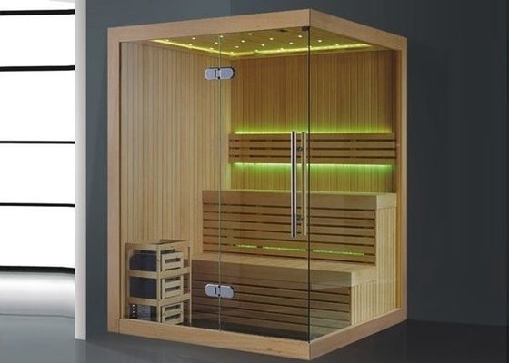 4 Persone Sauna Room accettato pannello di controllo personalizzabile con il tempo