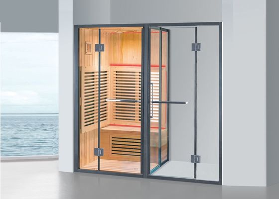 Sala sauna a infrarossi con porta doccia accettata per personalizzazione