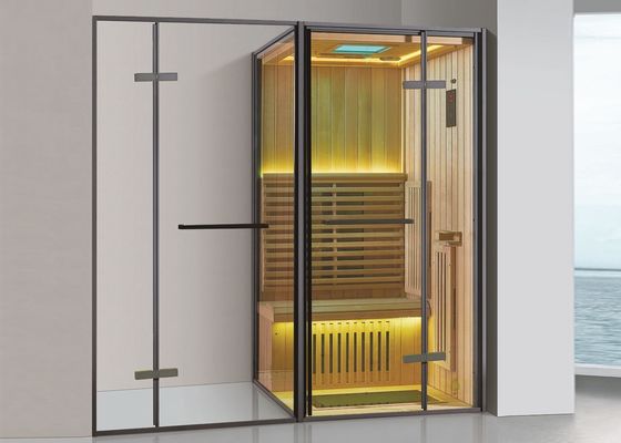 Sala sauna a infrarossi con porta doccia accettata per personalizzazione